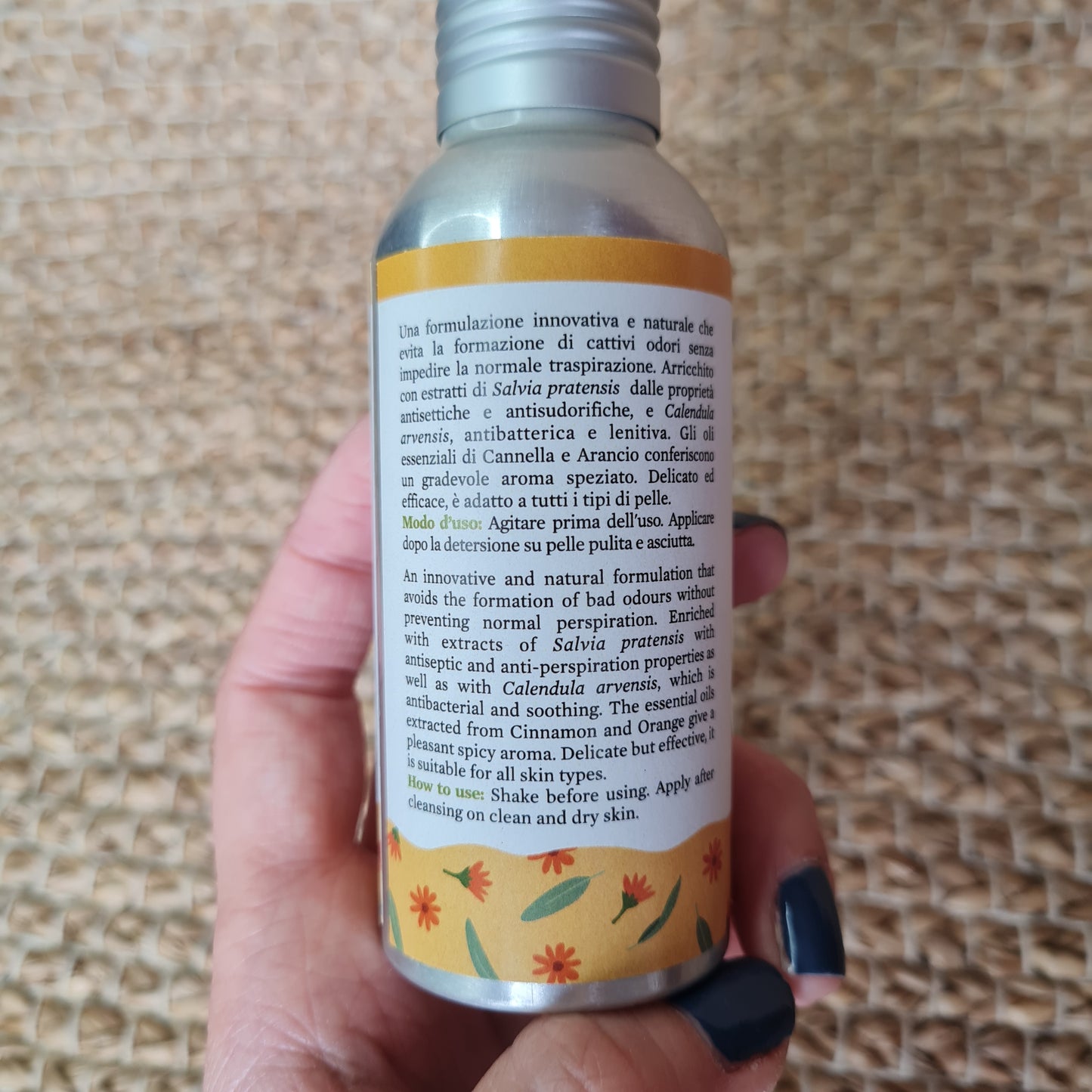 Deodorante Spray Cannella e Arancio