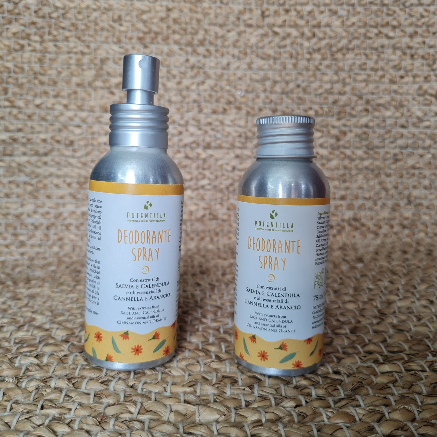 Deodorante Spray Cannella e Arancio