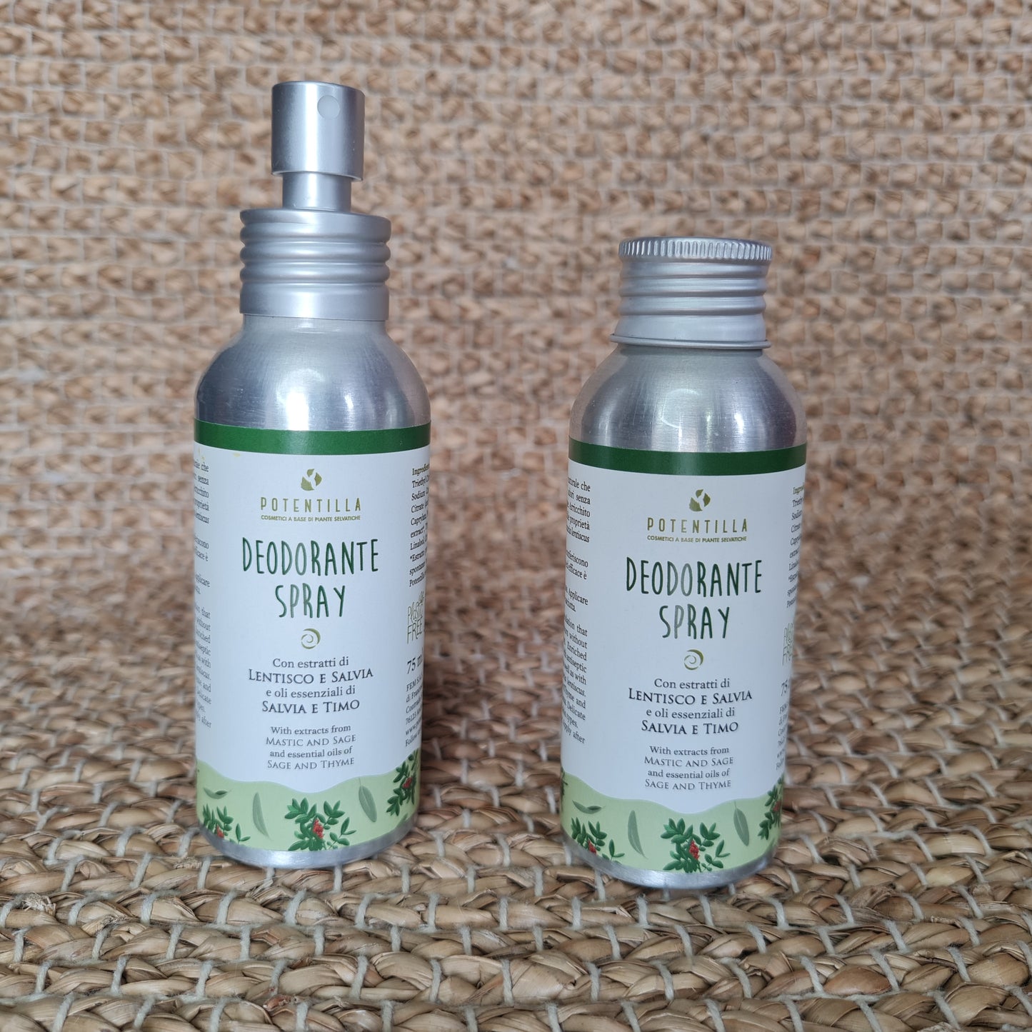 Deodorante spray Salvia e Timo