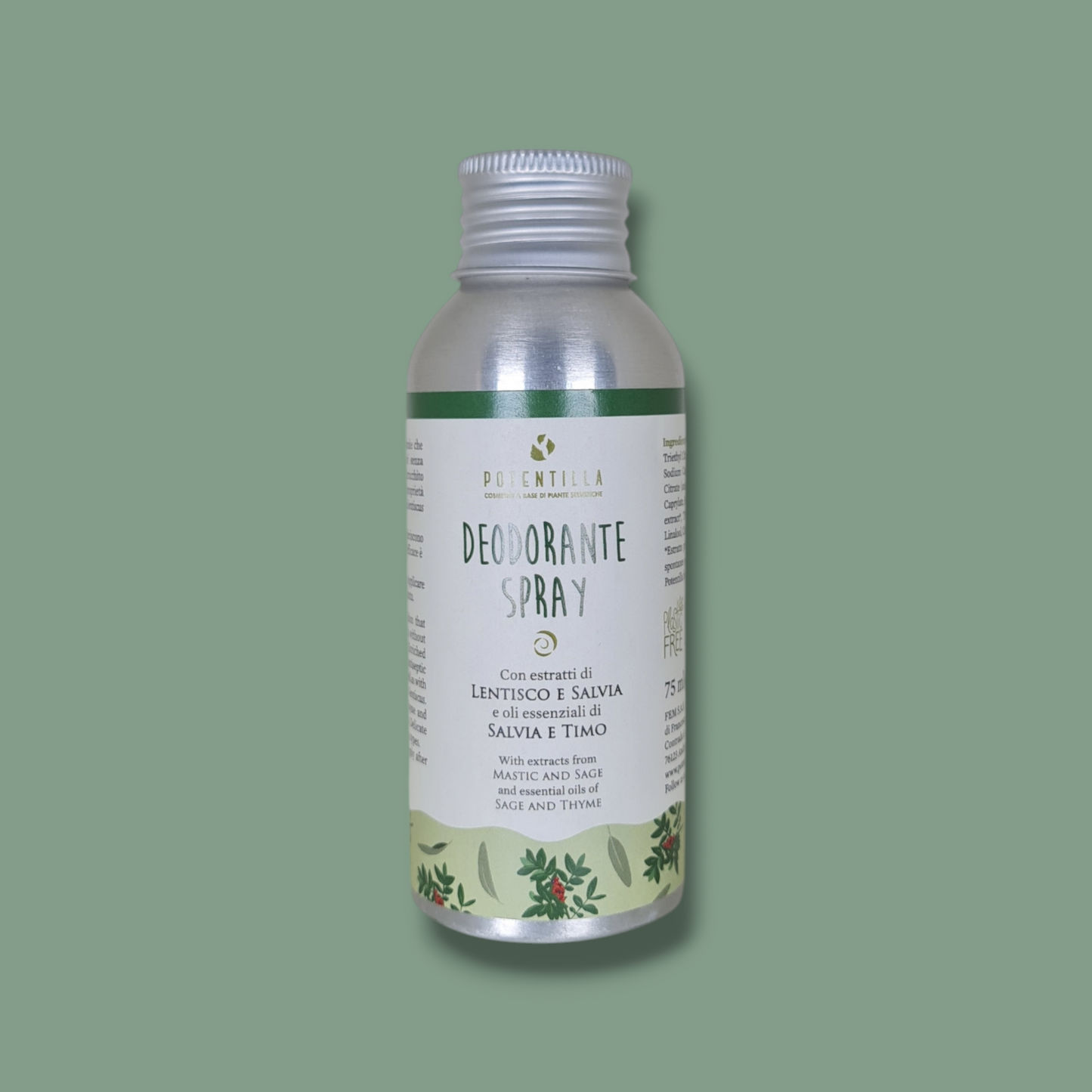 Deodorante spray Salvia e Timo