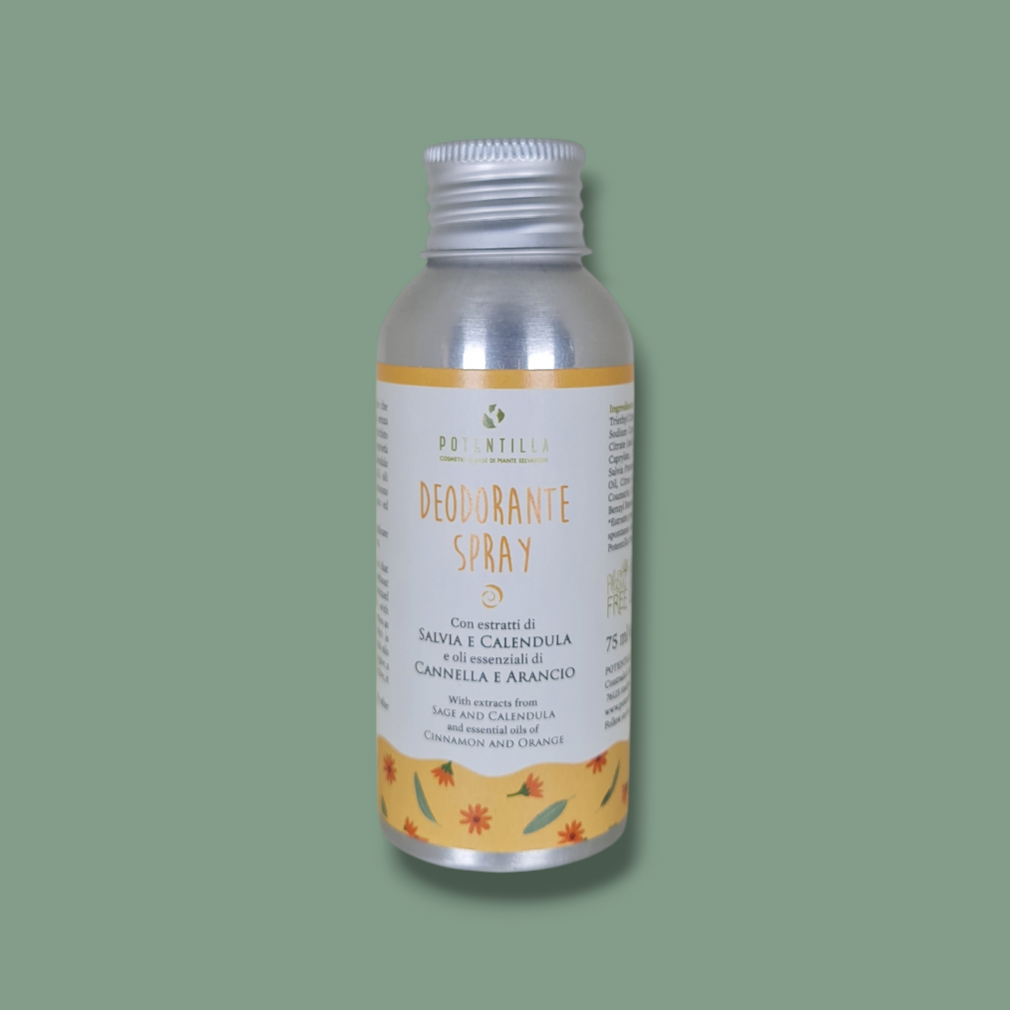 Deodorante Spray Cannella e Arancio