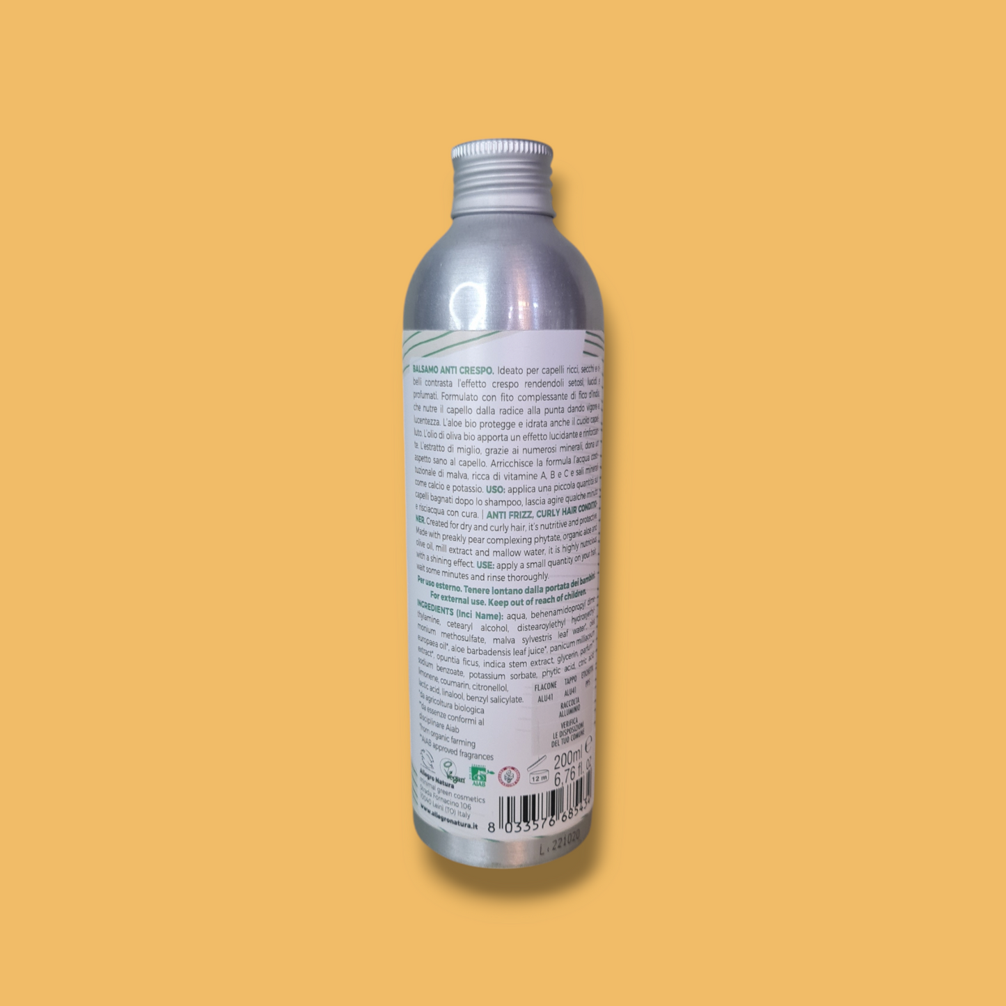 Balsamo bio anticrespo