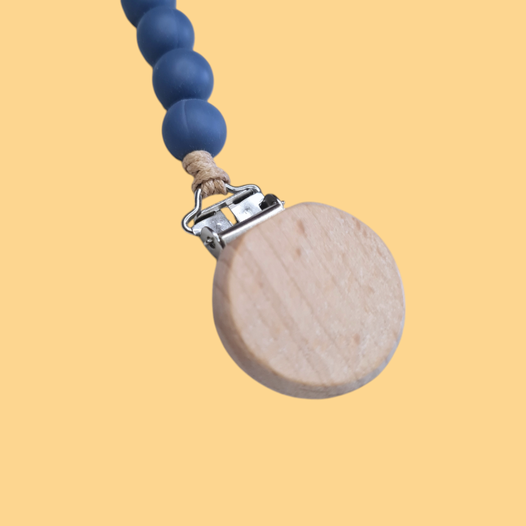 Laccio ciuccio silicone e bambù