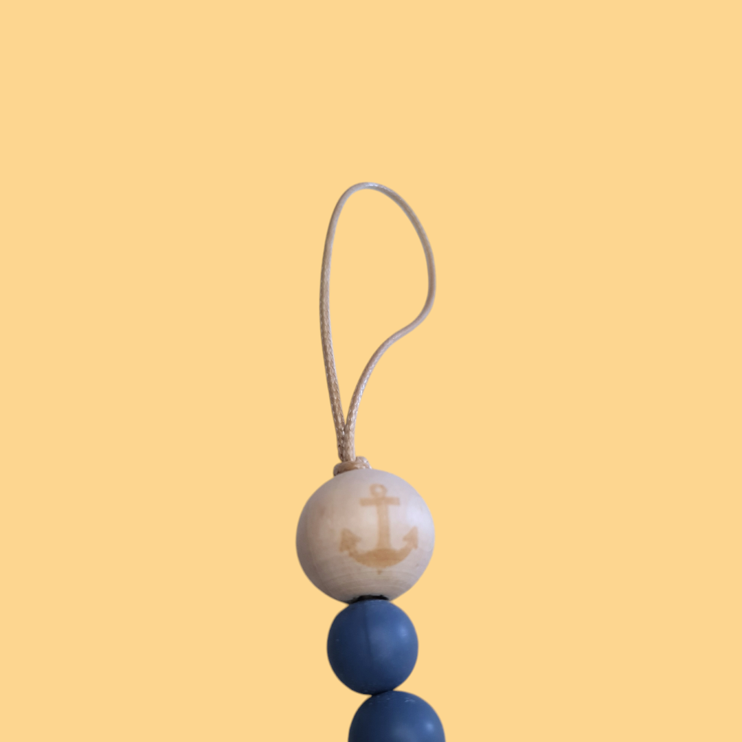 Laccio ciuccio silicone e bambù