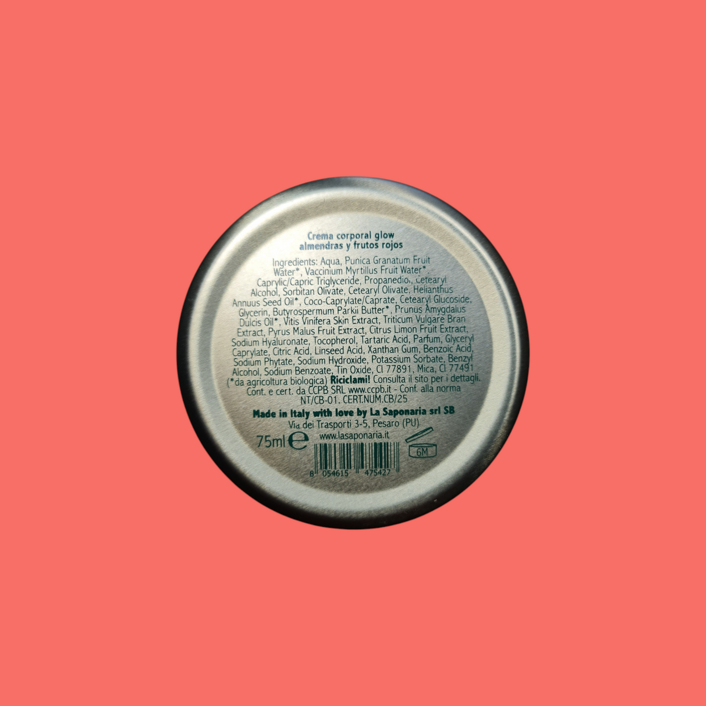 Crema corpo Glow - Mandorle & Frutti Rossi