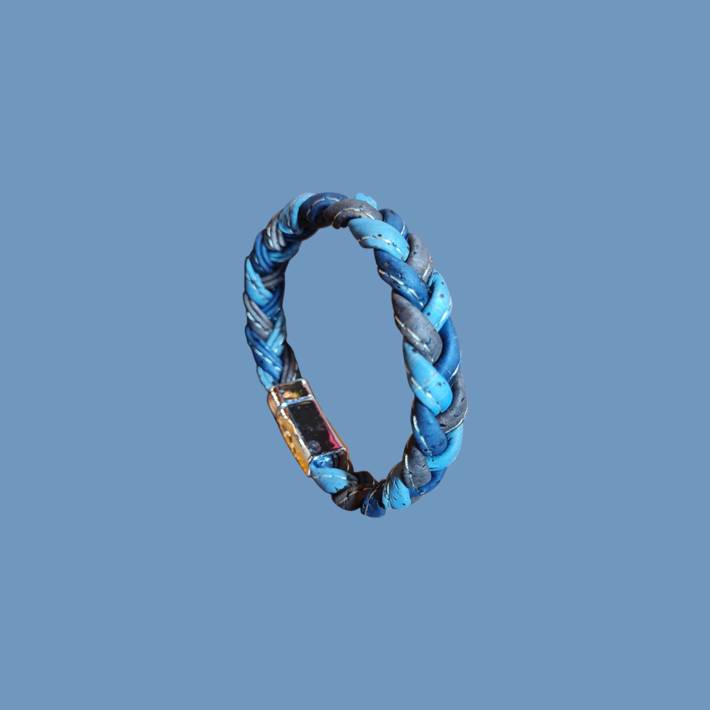Bracciale treccia in sughero