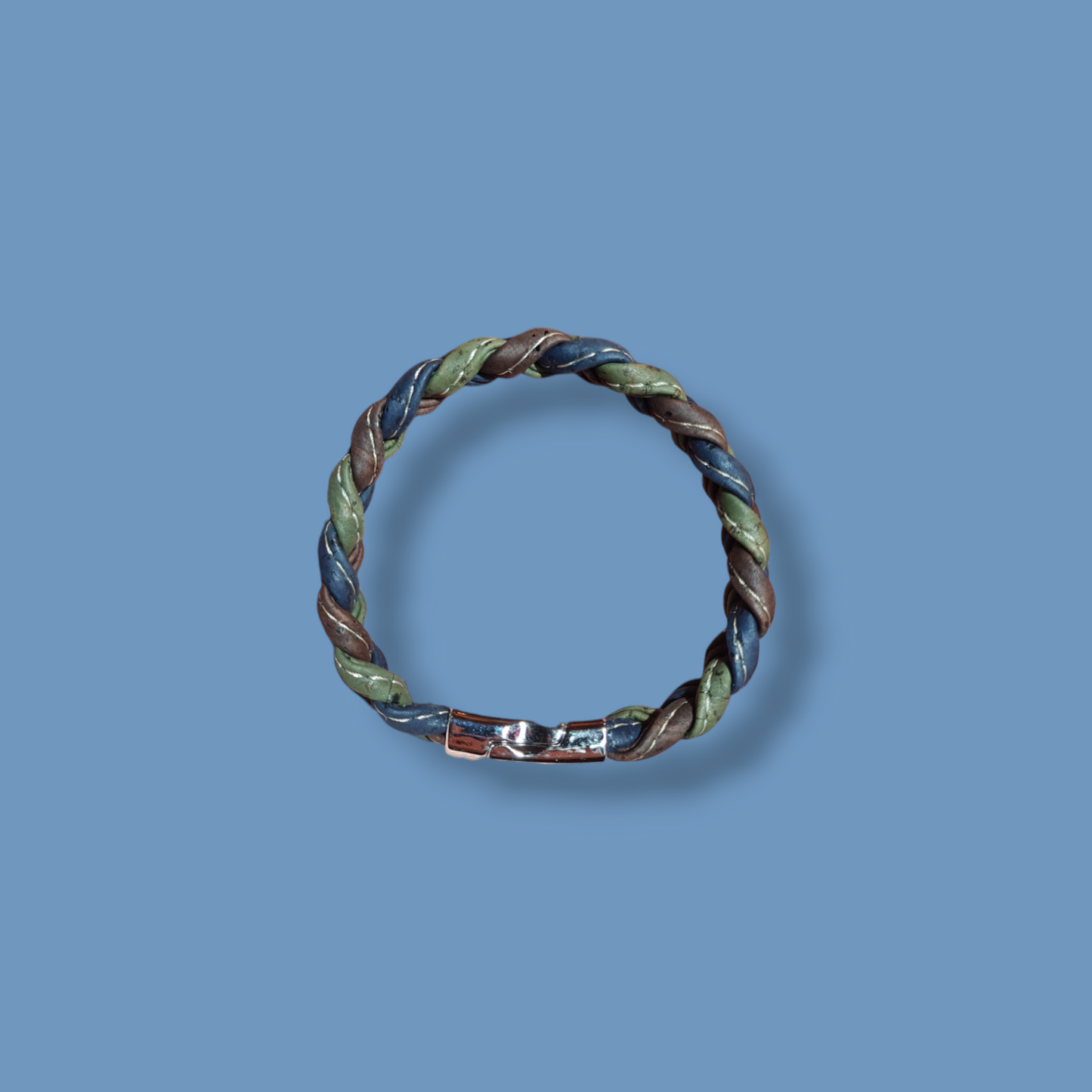 Bracciale treccia in sughero