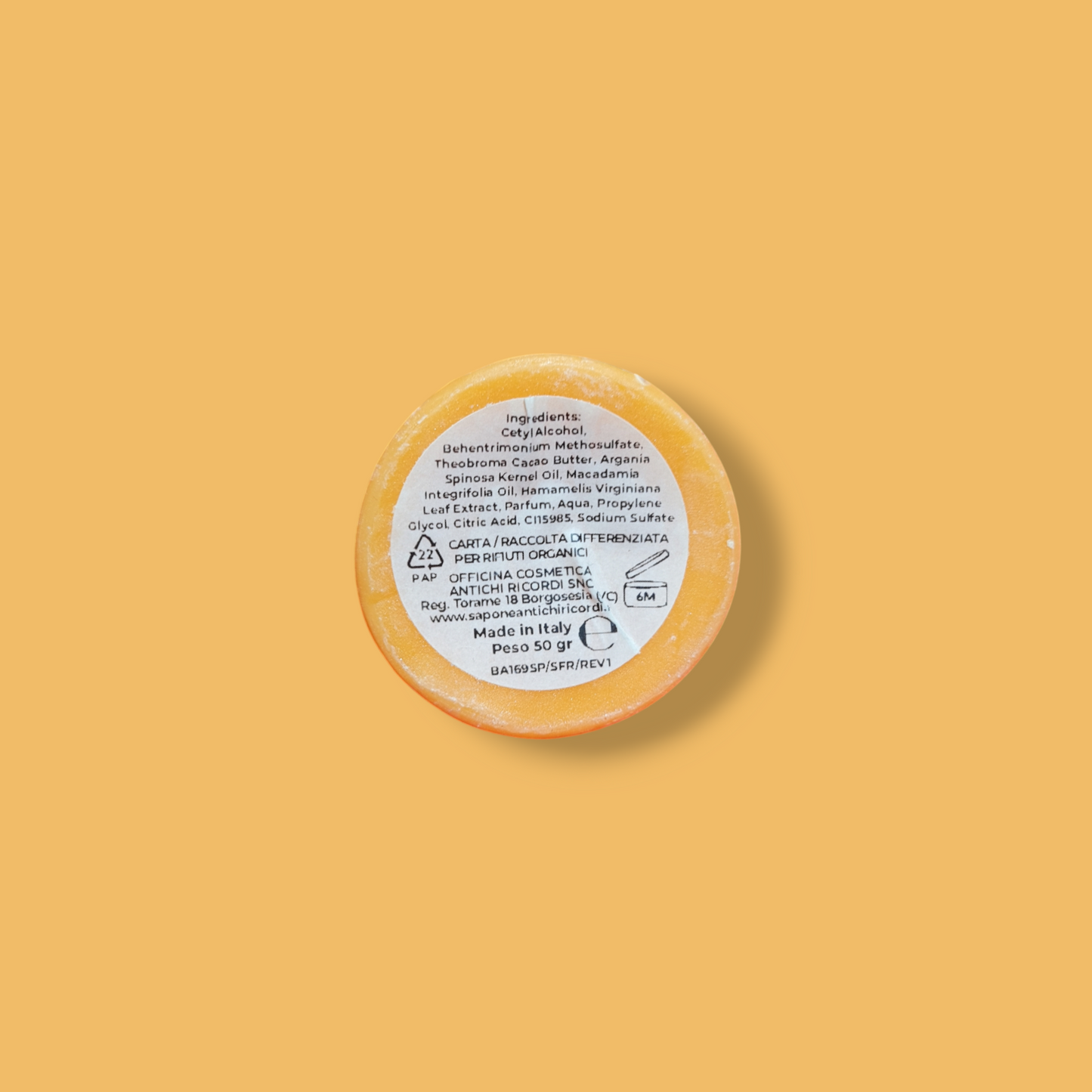 Balsamo Solido Senza Packaging - Burro di Cacao Zero Waste