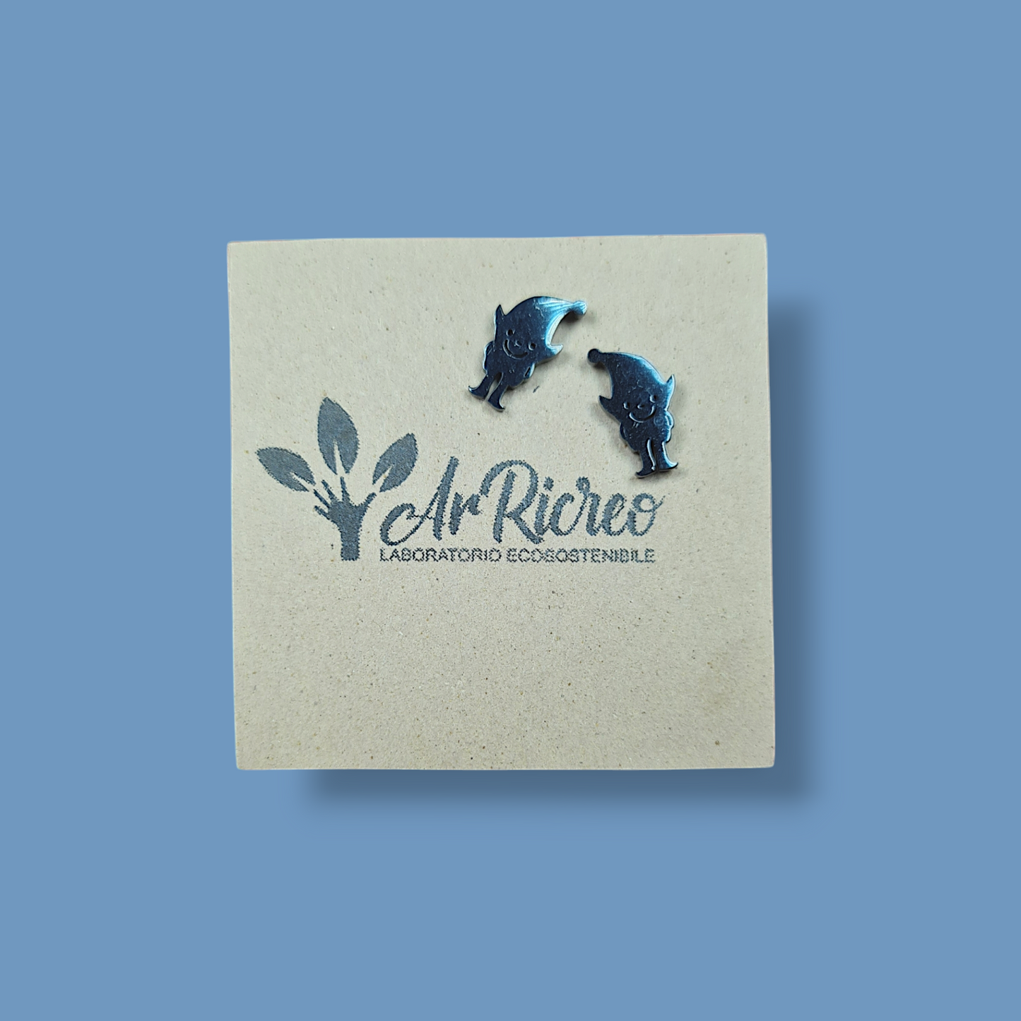 Orecchini Acciaio Inox Regalo Natale