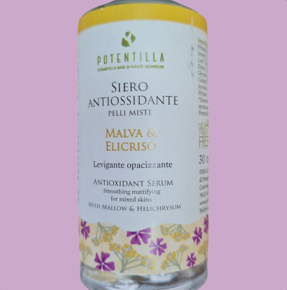 Siero antiossidante Malva ed Elicriso