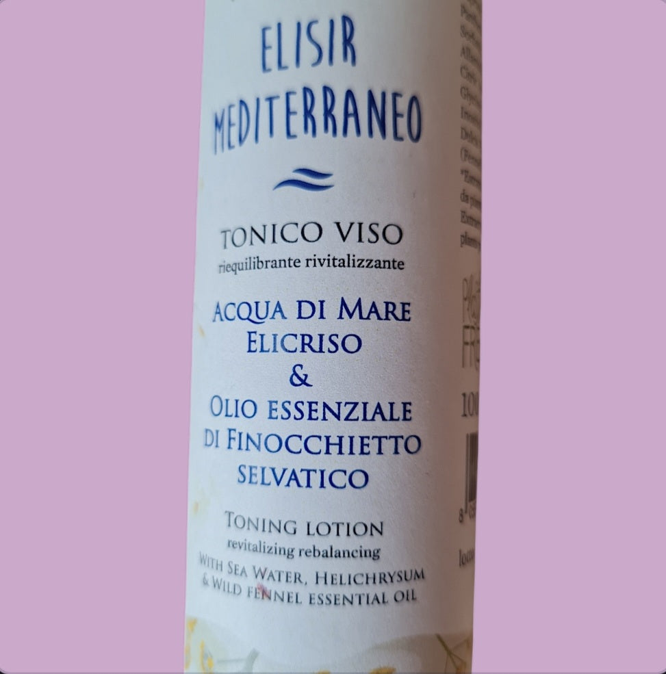 Tonico Elisir acqua di mare ed Elicriso