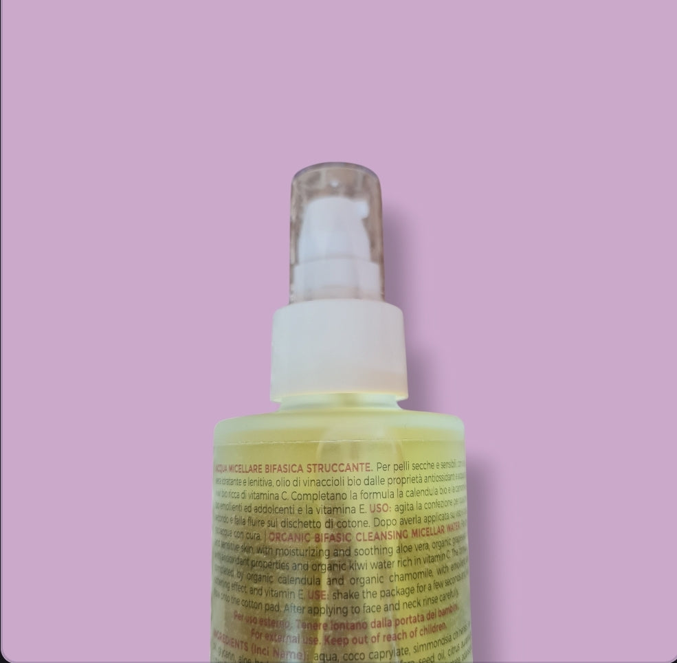 Struccante bifasico in vetro