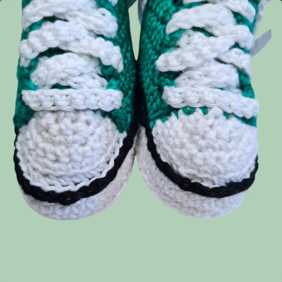 Scarpe modello Converse fatte a mano