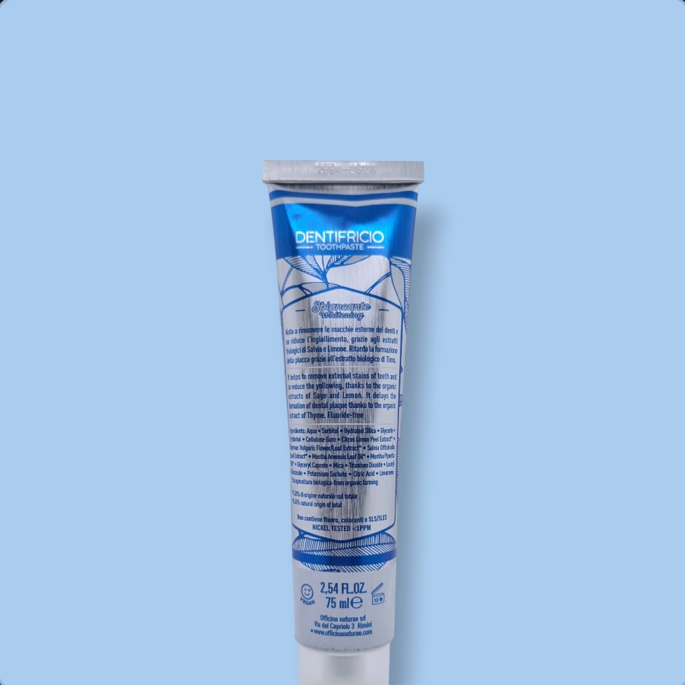 Dentifricio Naturale Sbiancante Menta