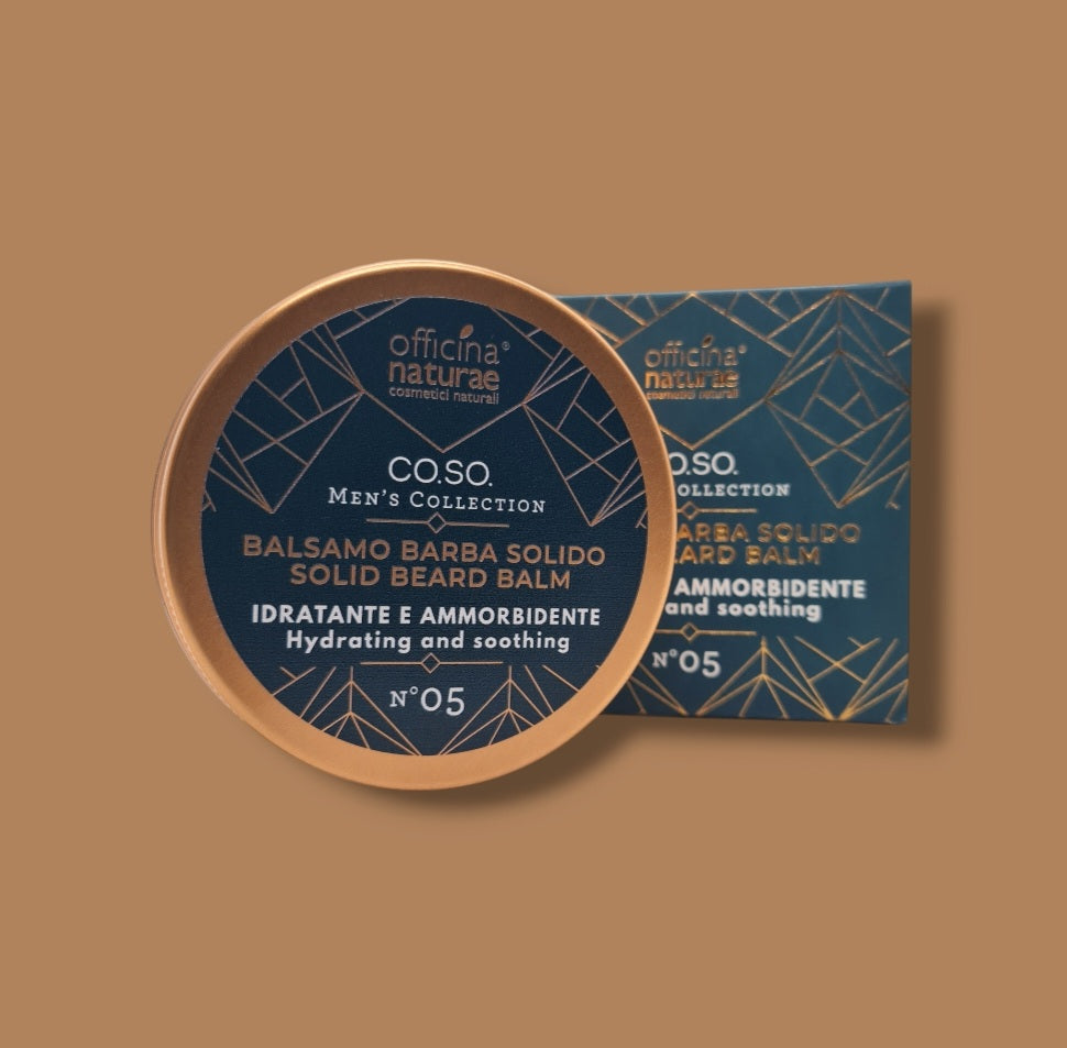 Balsamo Barba Solido Naturale N°05 - Nutre e Ammorbidisce Zero Waste
