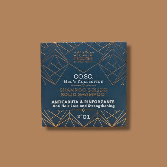 Shampoo Solido Uomo Anticaduta e Rinforzante N°01