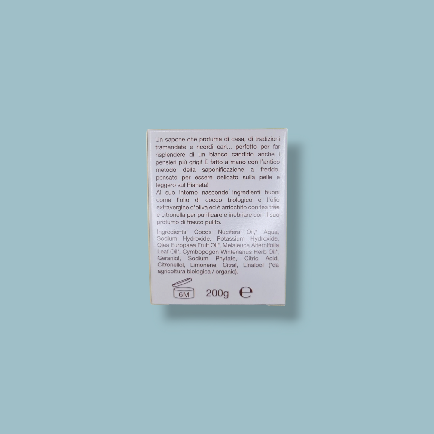 Eco Marsiglia - bucato a mano