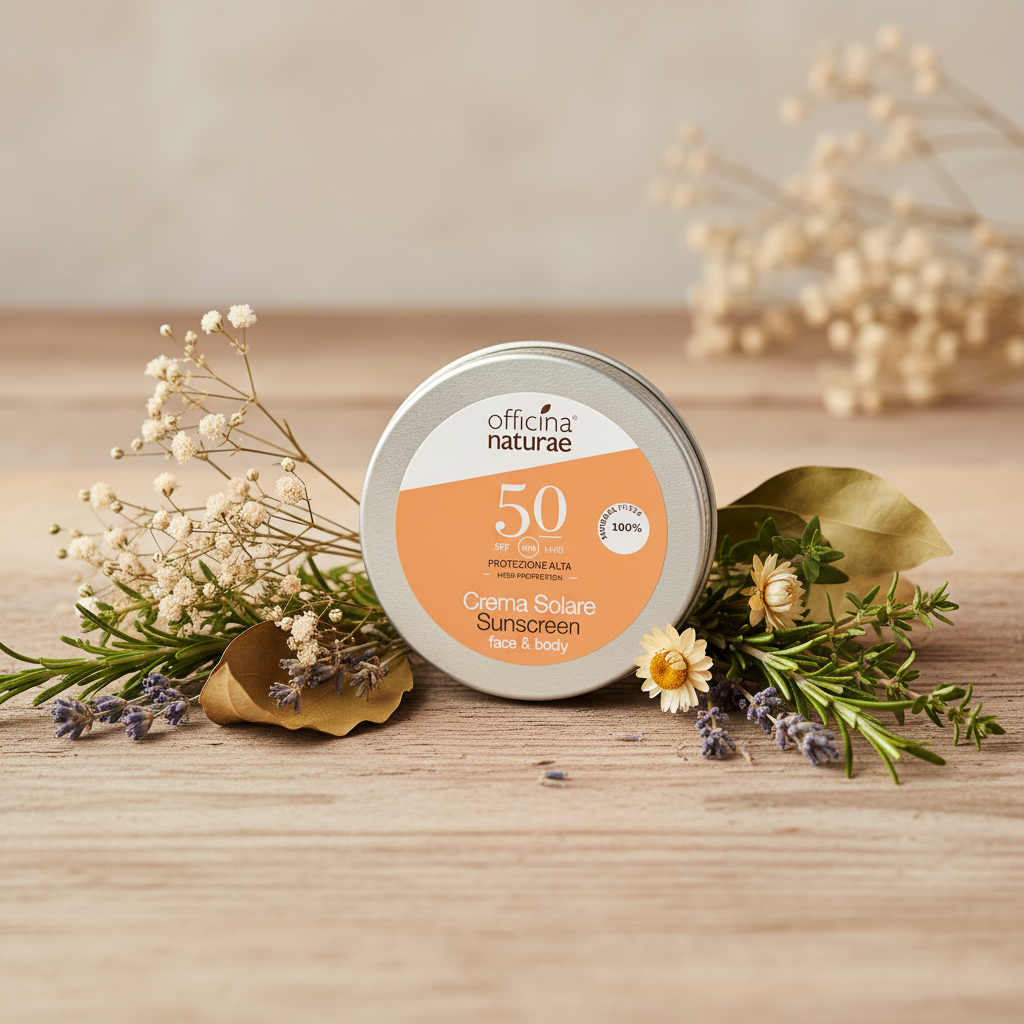 Protezione Solare SPF 50 in Alluminio