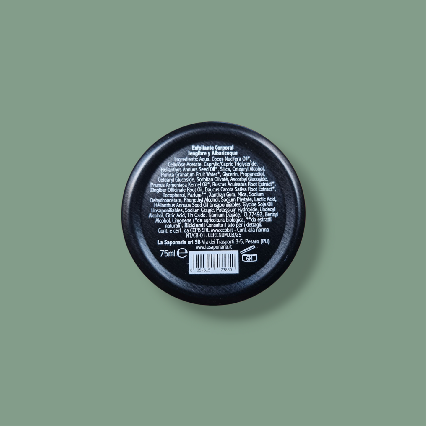 Scrub Corpo Zenzero Albicocca con Vitamina C