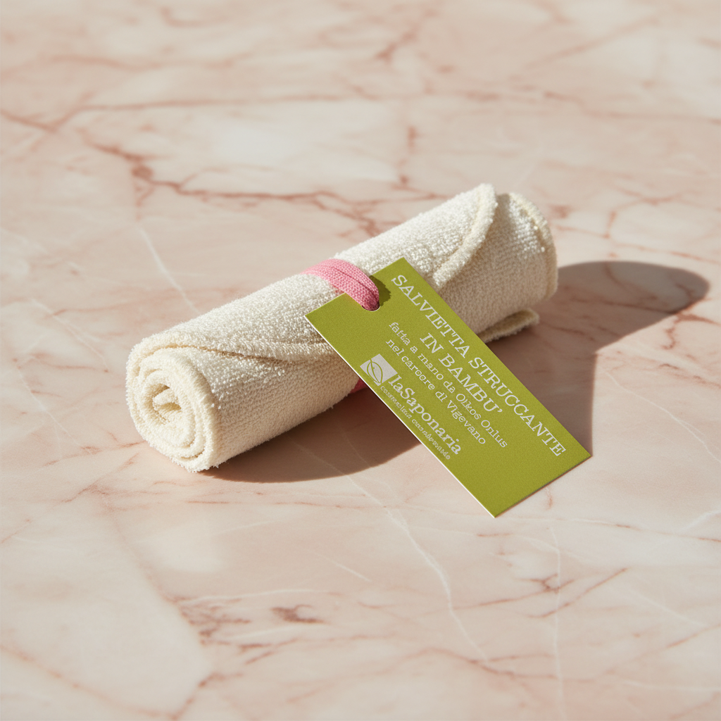 Salvietta struccante in bambù