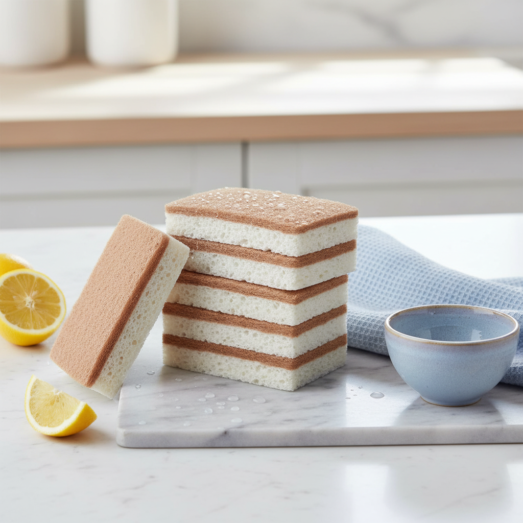 Spugnette piatti compostabili sisal e cocco