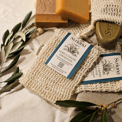 Sacchetto Portasapone Esfoliante Per Sapone 100% Sisal Biodegradabile