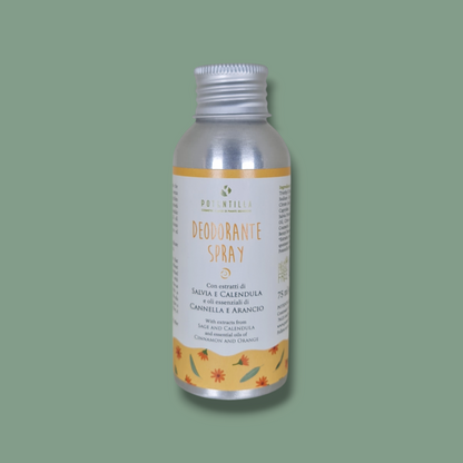 Deodorante Spray Cannella e Arancio