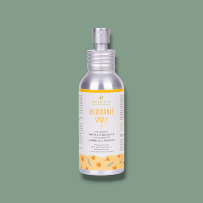 Deodorante Spray Cannella e Arancio
