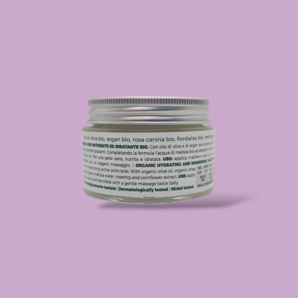 Crema viso idratante e nutriente