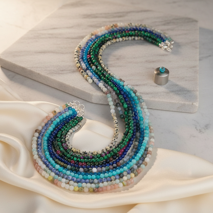 Collana Anfitrite in Pietra Dura