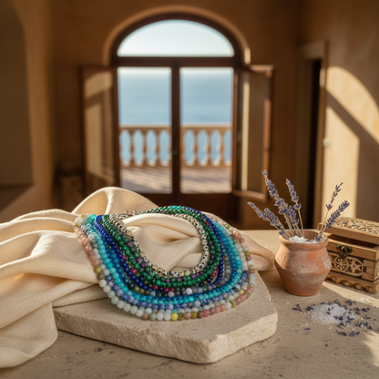 Collana Anfitrite in Pietra Dura