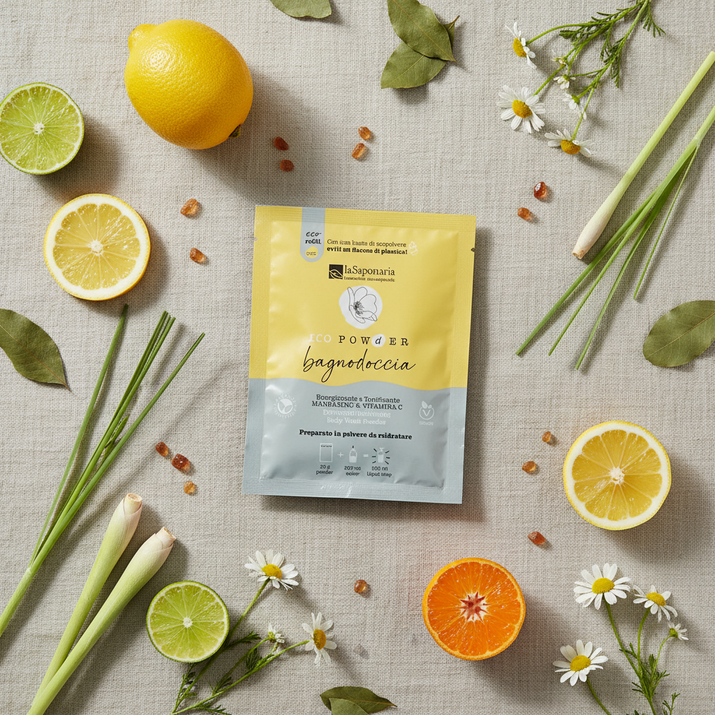 Bagnodoccia in polvere energizzante