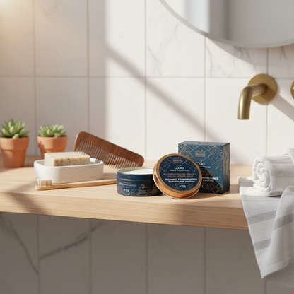 Balsamo Barba Solido Naturale N°05 - Nutre e Ammorbidisce Zero Waste
