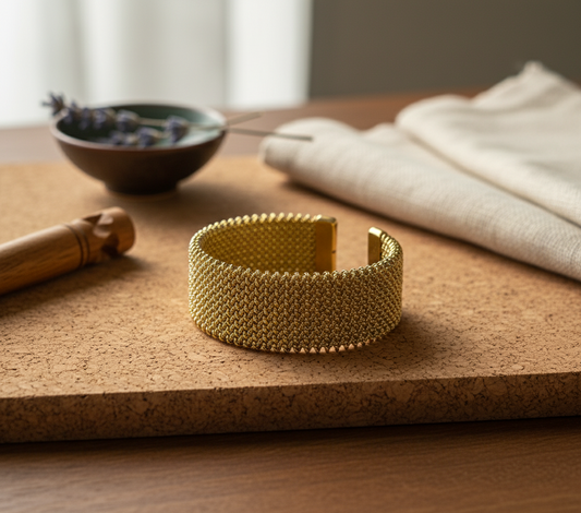 Bracciale Rigido Acciaio Inox Unisex - Diametro 7cm