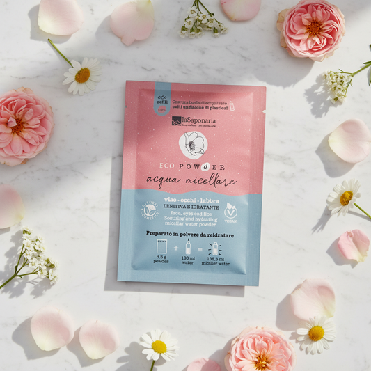 Acqua micellare in polvere