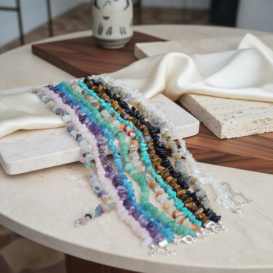 Bracciale cavigliera Circe artigianale italiano versatile ecosostenibile