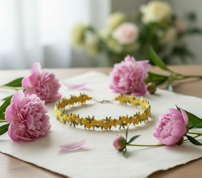 Collane girocollo in tessuto ricamato