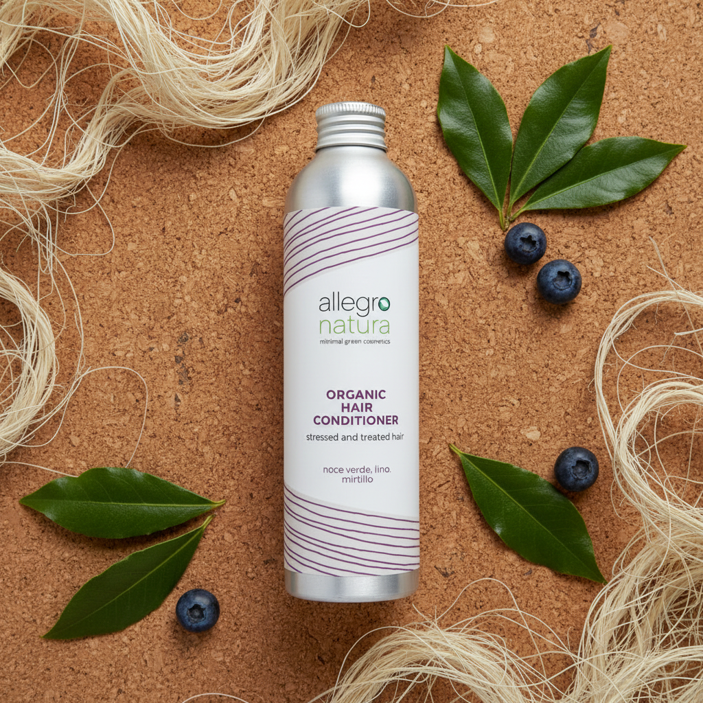 Balsamo capelli trattati stressati riparatore, punte secche nutriente bio