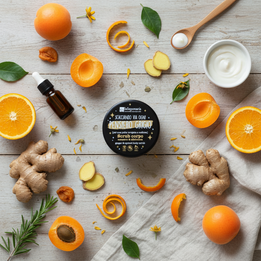 Scrub Corpo Zenzero Albicocca con Vitamina C
