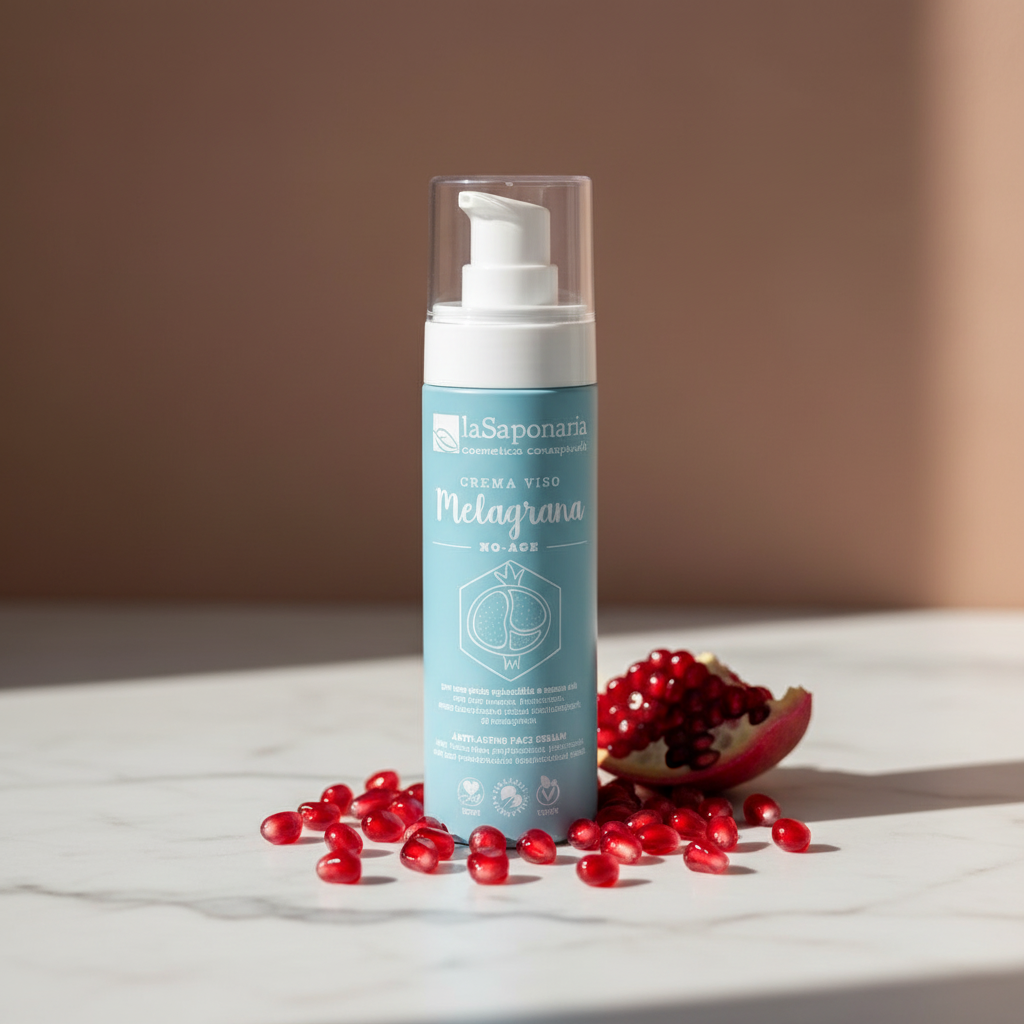 Crema viso no-age melagrana antiossidante, nutriente anti-età naturale premium