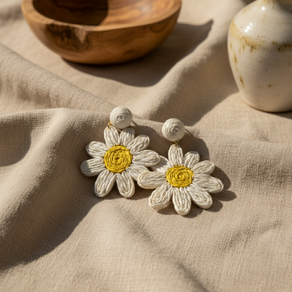 Orecchini Demetra design organico gioielli artigianali italiani sostenibili