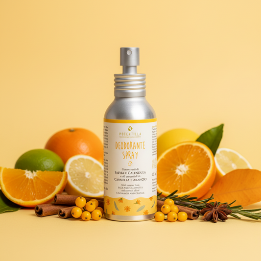 Deodorante Spray Cannella e Arancio