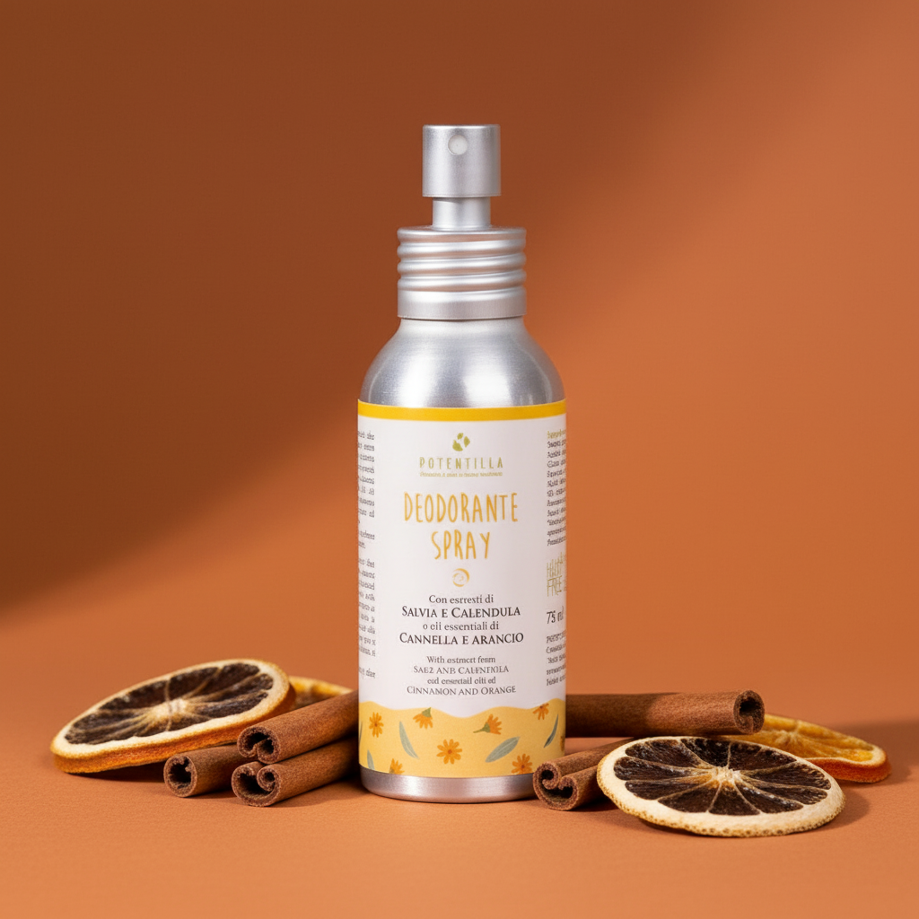 Deodorante Spray Cannella e Arancio