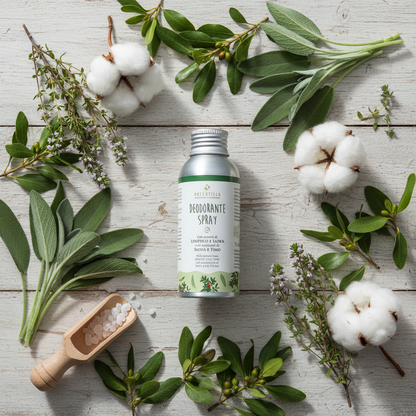 Deodorante spray Salvia e Timo
