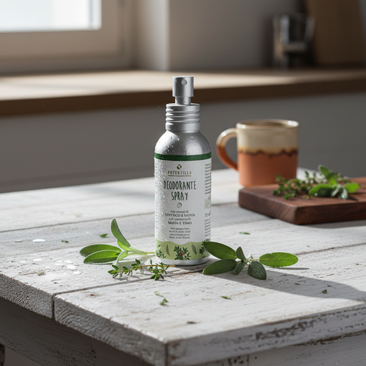 Deodorante spray Salvia e Timo