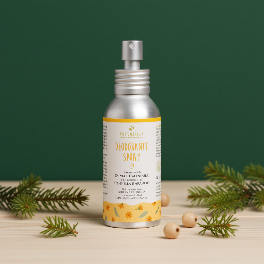 Deodorante Spray Cannella e Arancio