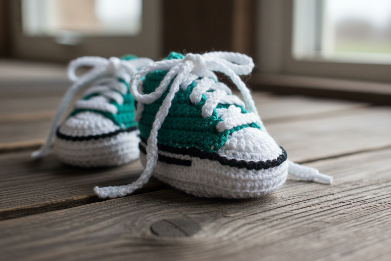 Scarpe modello Converse fatte a mano