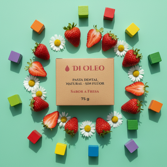 Dentifricio in pasta alla fragola