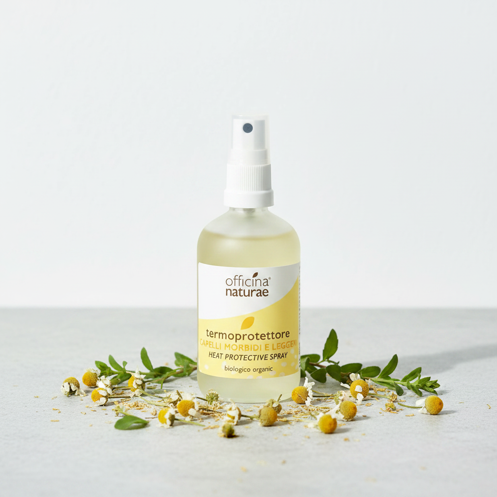 Termoprotettore Spray Biologico – Capelli Morbidi e Leggeri