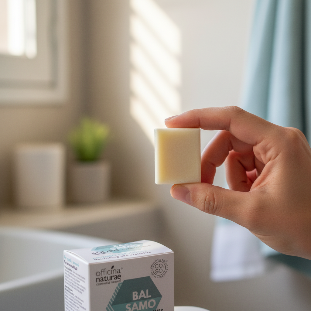 Mini balsamo dimensioni reali in mano